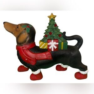 Dachshund Dog Light Up Blow Mold Holiday Decor